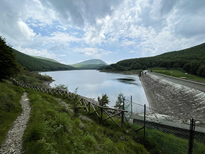 La diga e il Lago Paduli