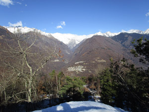 Panorama verso la Val Masino
