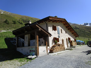 La baita dellˈAgriturismo Alpe Mine