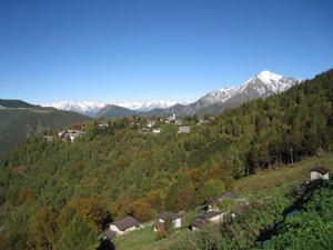 Alpe Ortighera. Panorama verso il Pian delle Betulle