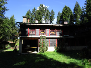 Veduta parziale del Rifugio Plai