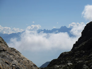 Panorama verso la Val Bregaglia