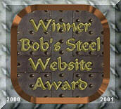 Award # 31 - Bob's Steel Web Site Award