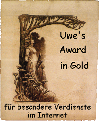 Award # 84 - Uwe's Award in Gold -(CLOSED)