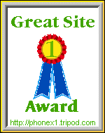 Award # 96 - Phone1 Great Site Award (AWARD PROGRAM CLOSED)