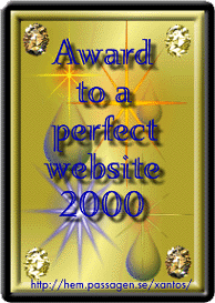 Award # 165 - Perfect Website Award - (CLOSED)