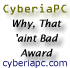 Award # 314 - CyberiaPC.com Award 2002 - (CLOSED)