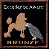 Award # 348 - Poodle & Parrot Bronze Award (CLOSED)