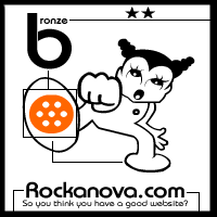Award # 393 - Rockanova Site Bronze Award (CLOSED)