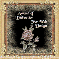 Award # 433 - Dee's Wolrd of Dreams Award of Distinction for Web Design (CLOSED)