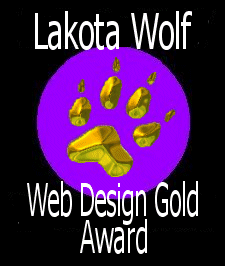 Award # 515 - Lakota Wolf Web Design Gold Award