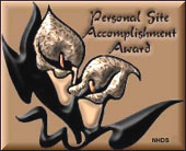 Award # 533 - Nu-Horizons Personal Site Award 2003 (CLOSED)