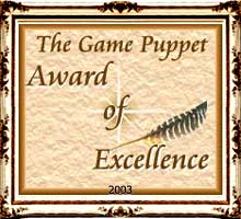 Award # 566 - The Game Puppet Award of Excellence