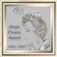 Award # 631 - Ultra Free Shey's Choice Award - (CLOSED)