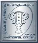 Award # 662 - Inside Hotwire 3D's Bronze Award - (CLOSED)