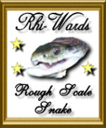 Award # 704 - Rhi-Wards 3 Star Rough Scale Snake Award (CLOSED)