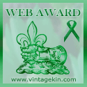 Award # 784 - Vintage Kin Green Ribbon Award