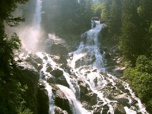 Una cascata prima di arrivare a Starleggia