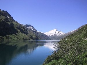 Il Lago di Lei e il Pizzo Stella