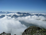 M216 (125853 byte) - View over the clouds from Bivouac Davide (2645mt)