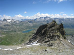 M222 (264290 byte) - Loga Valley and Lake Montespluga from Bivouac Cecchini (2750mt)