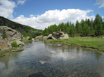 M351 (247230 byte) - Il torrente accanto al Rifugio Bosio (m. 2086)
