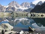 M358 (386966 byte) - Le cime del Gruppo Roseg (m. 3936)/Scerscen (m. 3971) si rispecchiano nel Laghetto delle Forbici