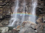 M70 (194422 byte) - Arcobaleno sulla cascata dell'Acqua Fraggia a Piuro