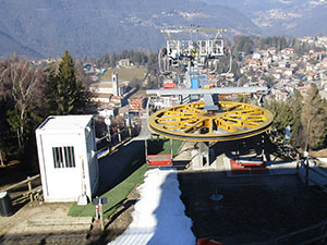 Arrivo della seggiovia