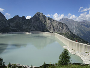 Il Lago Albigna e il M. Spazzacaldeira