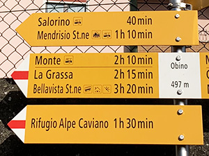 e i primi segnavia