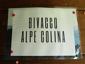 Ingresso del bivacco
