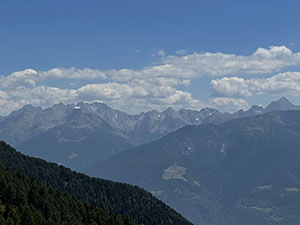 Panorama verso le Orobie