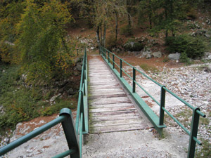 Il ponticello sul Torrente Mulino