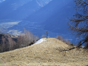 La croce visibile in basso alla sinistra