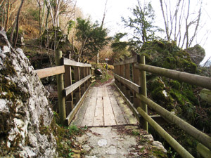 Il ponticello sul Torrente Soldo