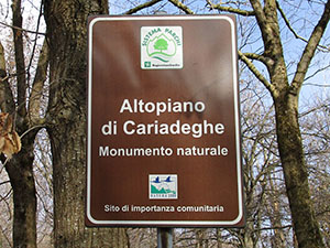 Ci troviamo sullAltipiano di Cariadeghe