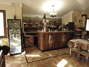 Interno del rifugio
