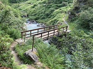 Il ponte sul Torrente Loranco