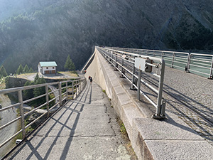 La diga del Lago di Gera