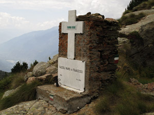 La croce sul Dosso Signeul