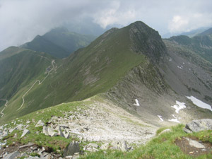 La cresta tra Marmontana e Cima de Cugn
