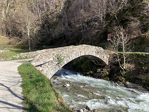 (PERCORSO BLU) - Il vecchio ponte sul Torrente Varrone