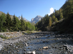 Il Brembo a lato del rifugio