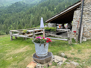 Arriviamo al Rifugio Ristoro Malga Artino
