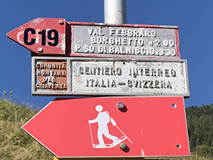 Inizio sentiero C 19