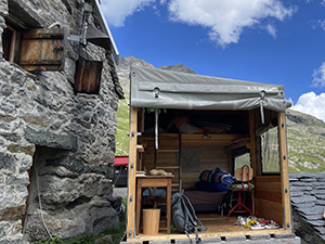 Uno scorcio del rifugio