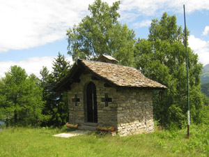 La chiesetta in localit Ciani