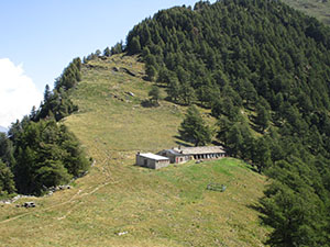Arriviamo allˈAlpe Agrogno Bassa