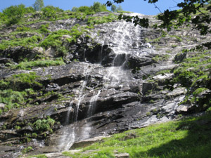 Una delle tante cascate